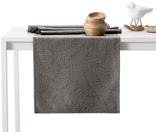 AmeliaHome Gaia AH/HMD Tablecloth Set Cocoa 115x200/35x200 2pcs