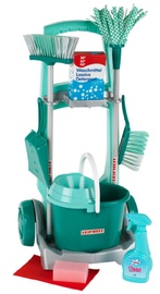 Mājsaimniecības rotaļlieta, tīrīšanas komplekts Klein Cleaning Trolley, zaļa