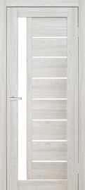Полотно межкомнатной двери Cortex 09, универсальная, серый/дубовый, 200 см x 80 см x 4 см