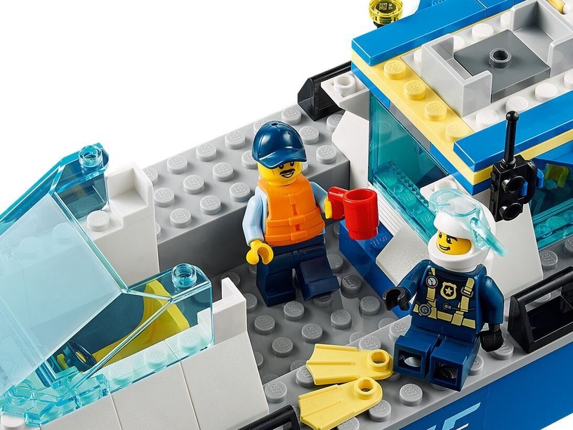 Konstruktors LEGO City Policijas patruļkuģis 60277, 276 gab.