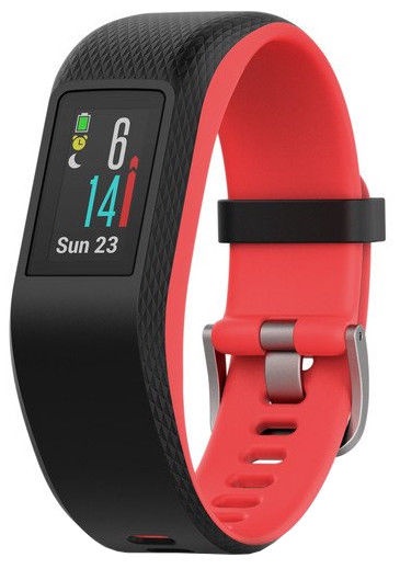 Išmanioji apyrankė Garmin Vivosport S/M, juoda/raudona