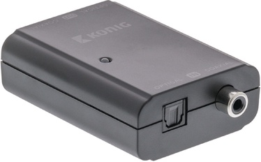 Konig Digital Audio Converter 1 x TosLink Female + 1 x S/PDIF (RCA) Female KNACO2502