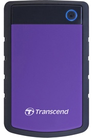 Kietasis diskas Transcend StoreJet 25H3, HDD, 2 TB, juoda