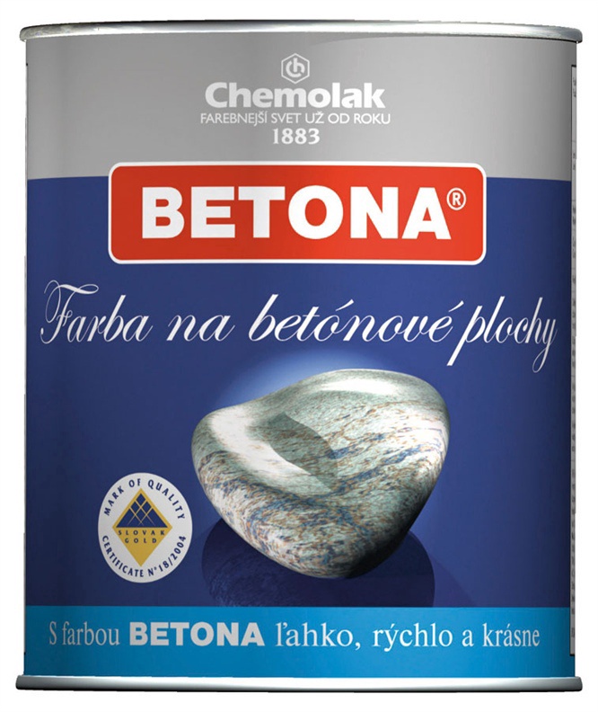Betoonivärv Chemolak Betona, pruun, 2.5 l