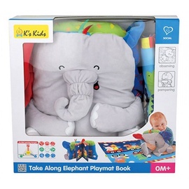 K's Kids Take Along Elephant Playmat Book