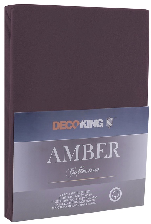 Voodilina DecoKing Amber, pruun, 120x200 cm, kummiga