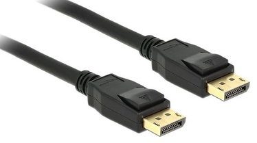 Провод Delock Displayport / Displayport Display port male, Display port male, 3 м, черный