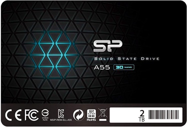 Kietasis diskas (SSD) Silicon Power Ace A55 SP256GBSS3A55S25, 2.5", 2 TB