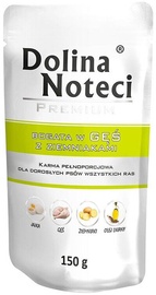 Mitrā barība (konservi) suņiem Dolina Noteci & Piper, dārzeņi/zoss gaļa, 0.15 kg
