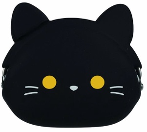 Naudas maks p+g Design Mimi 3D Pochi Friends Cat, melna, 8 cm x 9 cm x 3.8 cm
