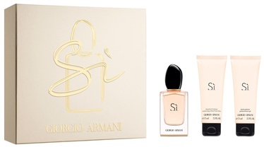 Giorgio Armani Si 50ml EDP + 75ml Body Lotion + 75ml Shower Gel