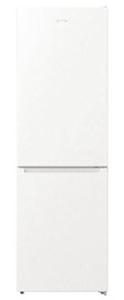 Ledusskapis Gorenje NRK6191EW4, saldētava apakšā