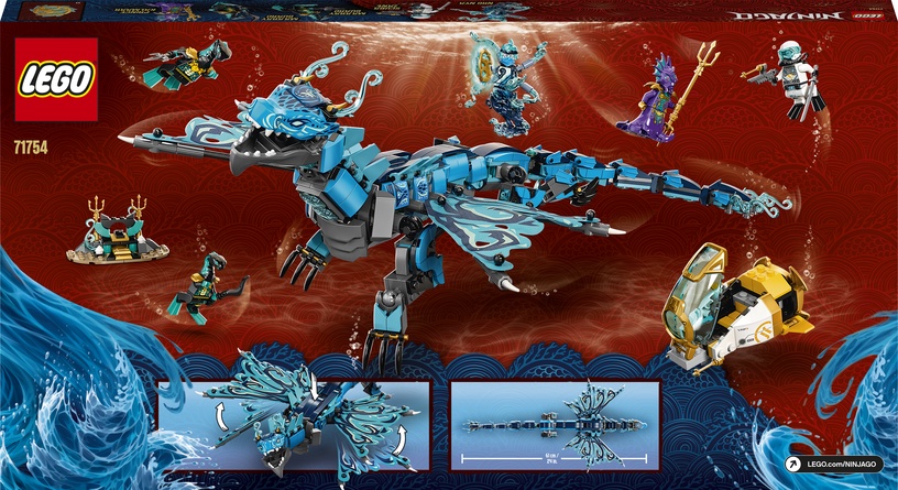 Konstruktors LEGO Ninjago Ūdens pūķis 71754, 737 gab.