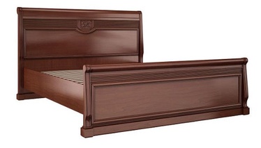 Angstrem Izotta Bed 160x200cm Dark Brown