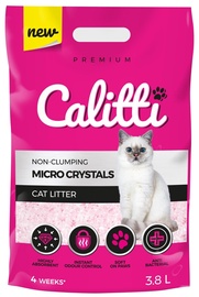 Наполнитель кошачьего туалета Calitti Non-Clumping Micro Crystals Cat Litter 3.8l