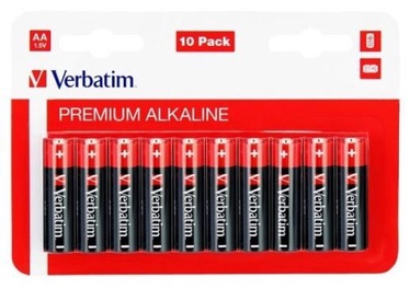 Батареи Verbatim, AA, 10 шт.