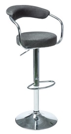 Signal Meble C-231 Fabric Bar Stool Dark Grey