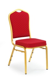 Valgomojo kėdė K66, raudona, 45 cm x 48 cm x 93 cm