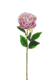 Искусственный цветок пион, фиолетовый, 670 мм