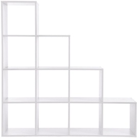 Plaukts Songmics White, 129.5x29x129.5 cm
