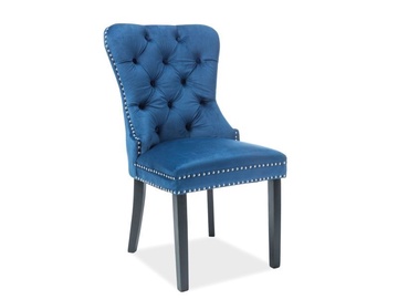 Signal Meble Chair August Velvet Navy Blue
