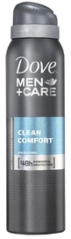 Vīriešu dezodorants Dove Men + Care Clean Comfort 48h, 150 ml