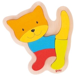 Пазл Goki Wooden Puzzle Cat 6pcs 57713