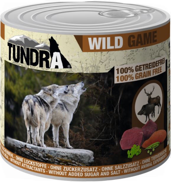 Šlapias šunų maistas Tundra, žvėriena, 0.8 kg