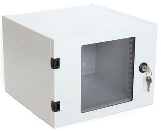 Assmann Cabinet 10'' 4U 300mm Glass Gray