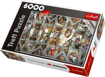 Puzle Trefl Vault of the Sistine Chapel 65000, 136 cm x 96 cm