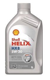 Motoreļļa Shell Helix HX8 5W - 30, sintētiskais, vieglajam auto, 1 l