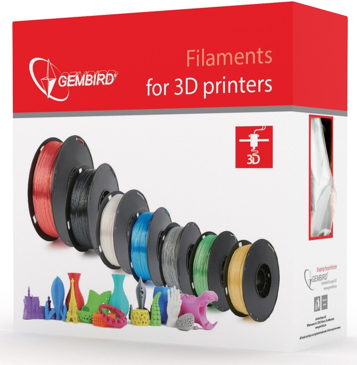 Расходные материалы для 3D принтера Gembird Flashforge ABS Plastic, 400 м, белый