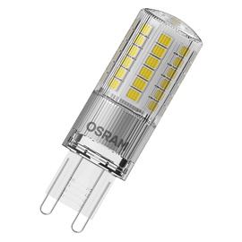Лампочка Osram LED, T18, теплый белый, G9, 4.8 Вт, 600 лм