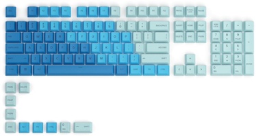 Колпачки клавиш Glorious PC Gaming Race GPBT Keycaps - 114 PBT, голубой