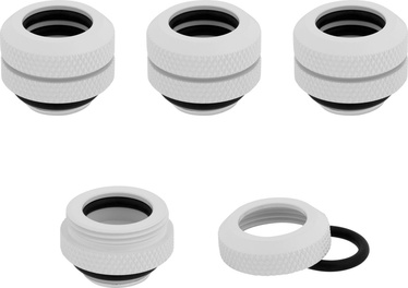 Corsair Hydro X Series XF Hardline 12mm OD Fitting Four Pack White