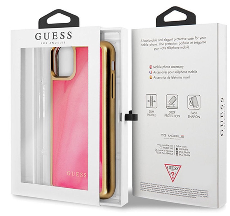 Чехол для телефона Guess, Apple iPhone 11 Pro Max, розовый