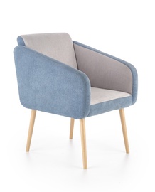 Fotelis Halmar Well Blue/Grey, 70x62x88 cm