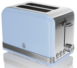Swan 2 Slice Retro Toaster ST19010BLN Blue