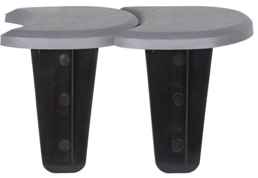 Ограждение для грядки Prosperplast IPAK2 405U, 383.4 см x 11.5 см, черный/серый, 24 шт.