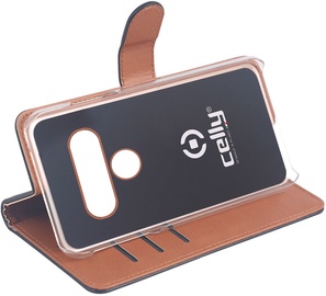 Celly Wally Book Case For LG G8S ThinQ Black
