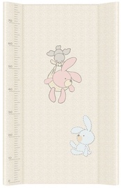 Ceba Baby Hard Changing Mat Long Bunnies Grey