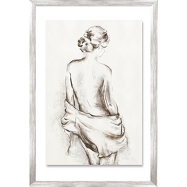Fotomaal Home4you Painting Women With Scarf, 50 cm x 70 cm