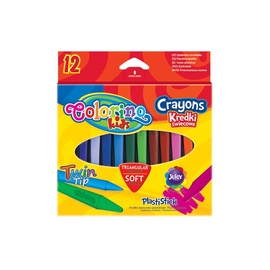 Восковые мелки Colorino 5907690832667, 12 шт.