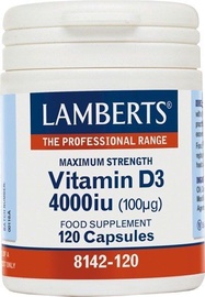 Витамины Lamberts Vitamin D3 4000 UI, 0.12 кг