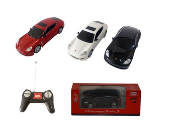 Žaislinė mašina Porsche, raudona, balta, juoda