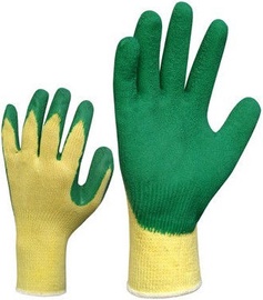 Рабочие перчатки Artmas, хлопок/поливинилхлорид (пвх), зеленый, 10