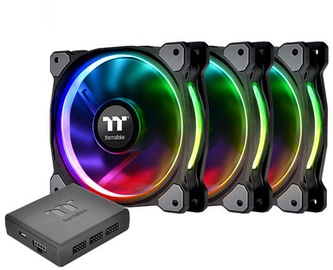 Thermaltake Riing Plus 14 RGB Radiator Fan TT Premium Edition 3-Pack CL-F056-PL14SW-A