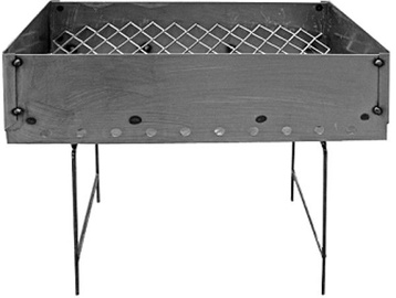 Grill Diana Metal, must, 28 cm