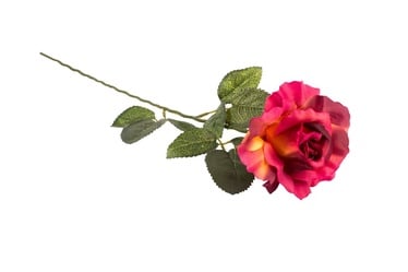 Искусственный цветок роза, красный, 600 мм