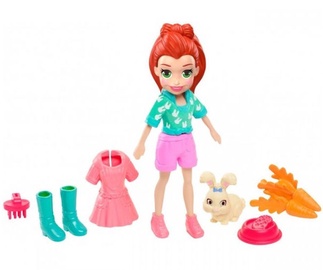 Фигурка-игрушка Mattel Polly Pocket Hoptastic Lila With Pet GDM11